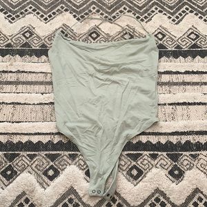 Cowl neck bodysuit